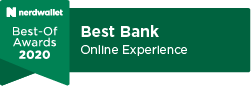Best Bank for Online Experience of 2020 - nerdwallet