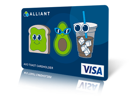 Image of the Alliant Avocado Toast and Iced Coffee card