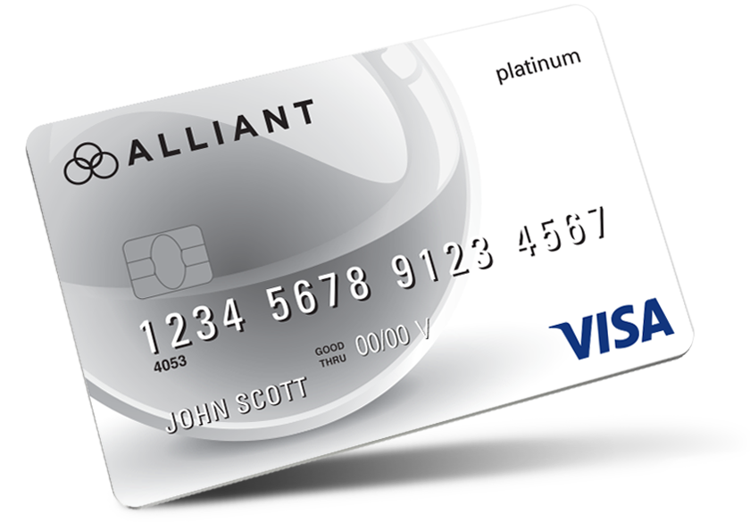Alliant Visa Platinum Reward card